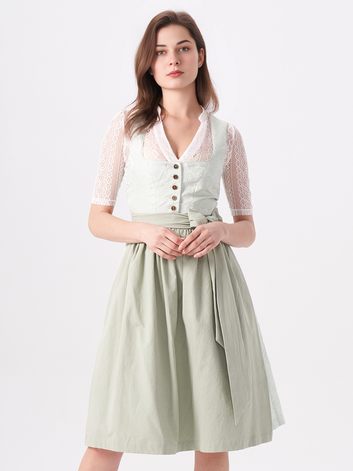 Jamei Dirndl in Grün – perfekt für Naturliebhaberinnen