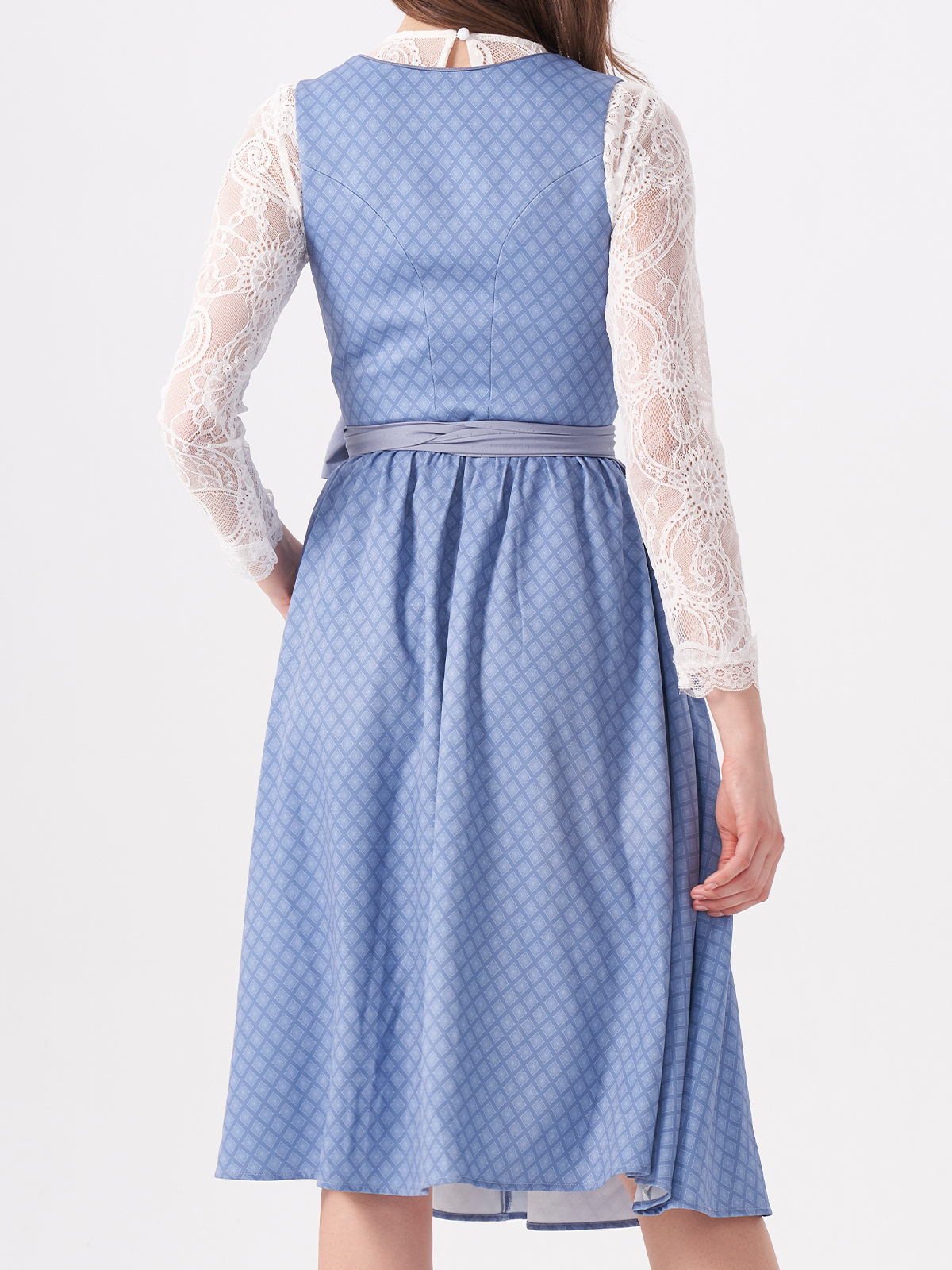 Dirndl Rock in Blau
