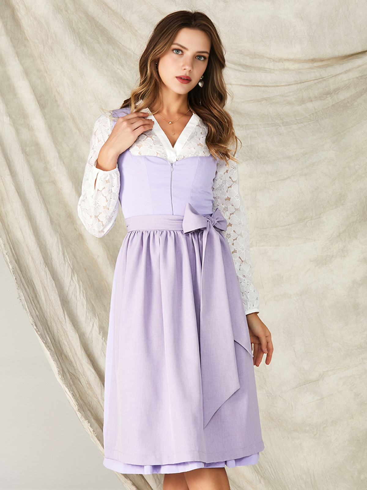 Dirndl in Orange – ein strahlendes Statement