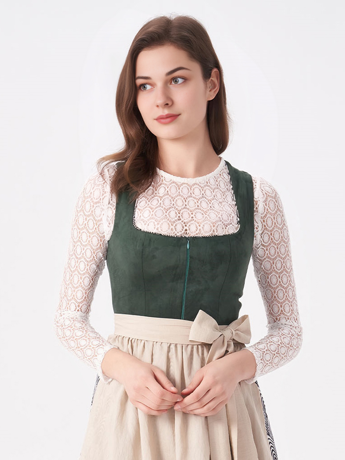 Dirndl in Grün – eine harmonische Alternative