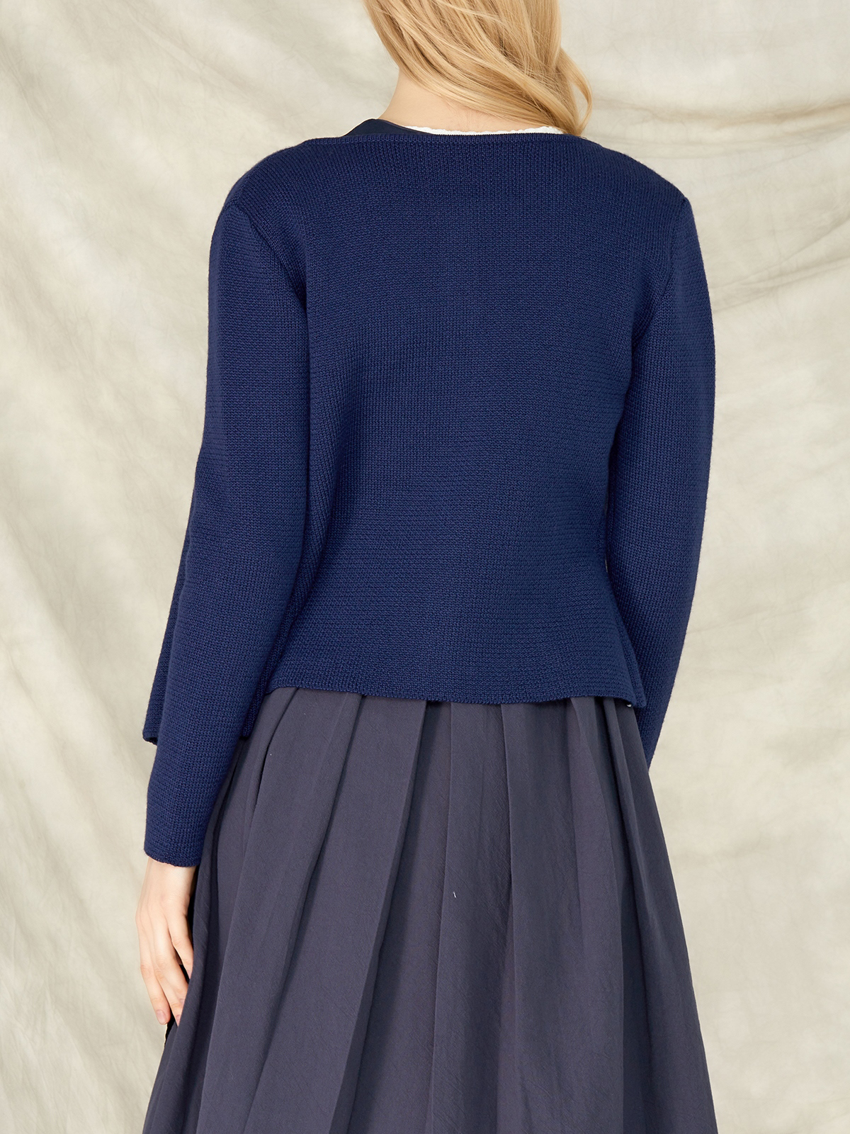 Strickjacke für Dirndl in Marineblau