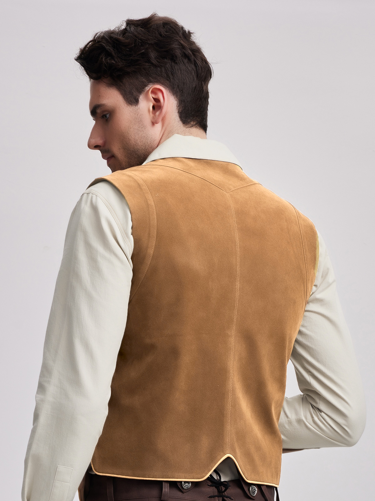 Dirndl mit gelbem Schürzen-Detail