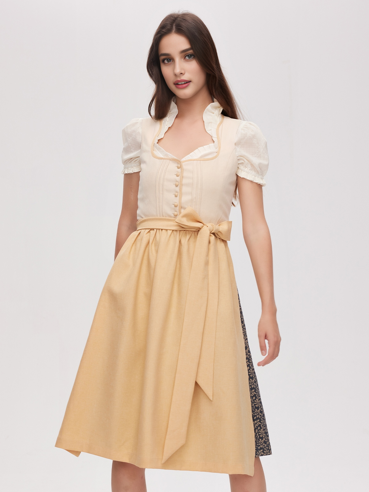 Dirndl in Gelb – ein Blickfang für jeden Anlass